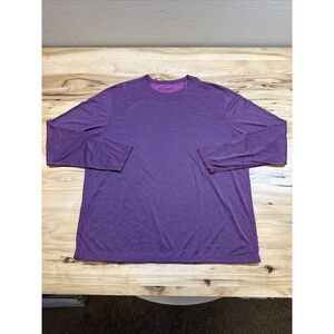 Tommy Bahama Mens Large Shirt Long Sleeve Pullover Crew Neck Pink Casual